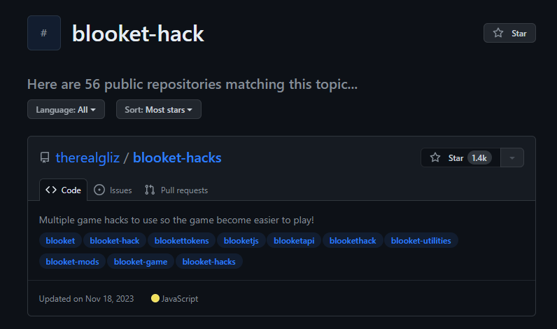 Blooket Hacks With GitHub